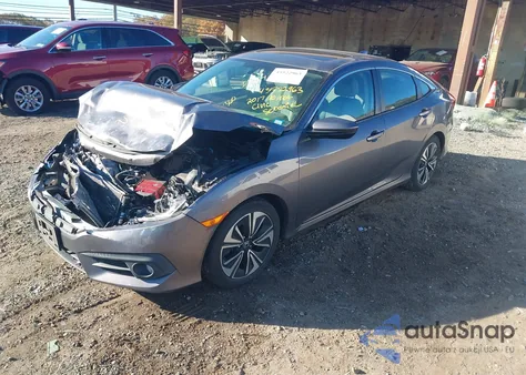 2017 Honda Civic Ex-T from USA, damaged, VIN 19XFC1F38HE212396